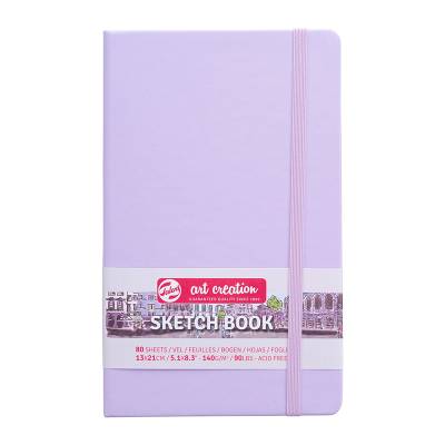 Talens Art Creation Sketch Book 13x21cm 140g 80 Yaprak Pastel Violet