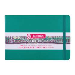 Art Creation - Talens Art Creation Sketch Book 21x14,8cm 140g 80 Yaprak Forest Green