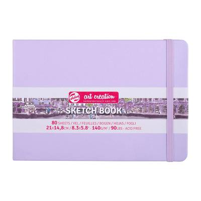 Talens Art Creation Sketch Book 21x14,8cm 140g 80 Yaprak Pastel Violet