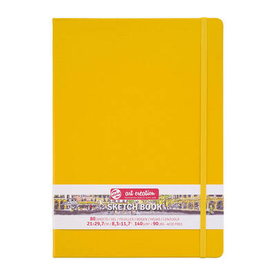 Talens Art Creation Sketch Book 21x29,7cm 140g 80 Yaprak Altın Sarısı