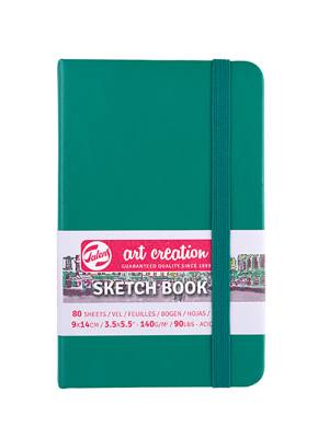 Talens Art Creation Sketch Book 9x14cm 140g 80 Yaprak Forest Green