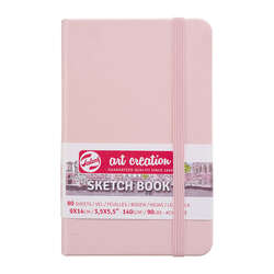 Art Creation - Talens Art Creation Sketch Book 9x14cm 140g 80 Yaprak Pastel Pembe