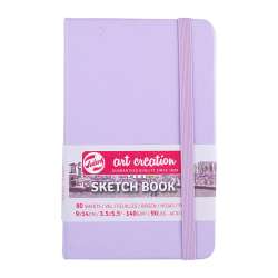 Art Creation - Talens Art Creation Sketch Book 9x14cm 140g 80 Yaprak Pastel Violet