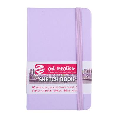 Talens Art Creation Sketch Book 9x14cm 140g 80 Yaprak Pastel Violet