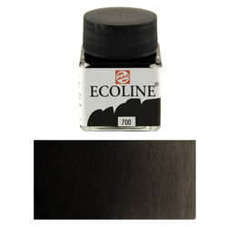 Talens - Talens Ecoline 30ml Black No:700