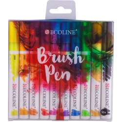 Talens - Talens Ecoline Brush Pen 10lu Set 9007