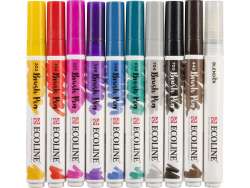 Talens Ecoline Brush Pen 10lu Set Kaligrafi 9800 - 5