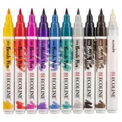 Talens Ecoline Brush Pen 10lu Set Kaligrafi 9800 - 4