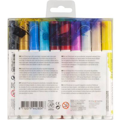 Talens Ecoline Brush Pen 10lu Set Stilist 9808