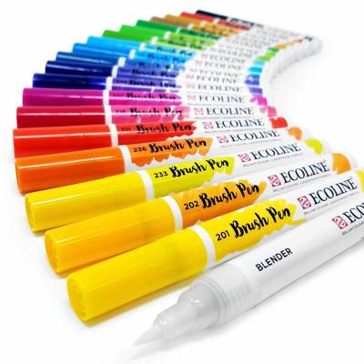 Talens Ecoline Brush Pen 20li Set 9004