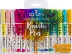 Talens - Talens Ecoline Brush Pen 30lu Set 9006