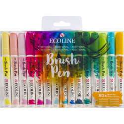 Talens - Talens Ecoline Brush Pen 30lu Set 9006 (1)