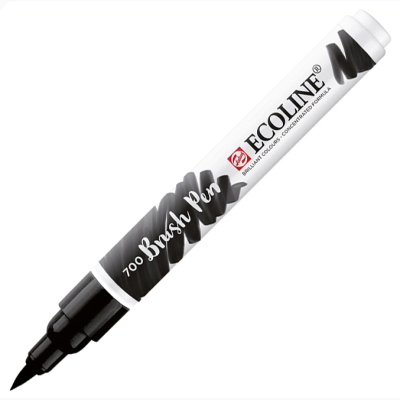 Talens Ecoline Brush Pen Black 700