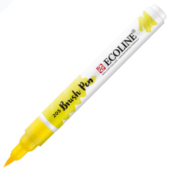 Talens - Talens Ecoline Brush Pen Lemon Yellow 205
