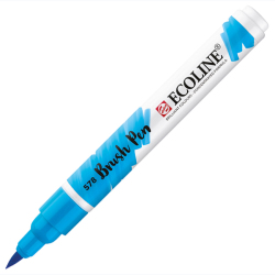 Talens - Talens Ecoline Brush Pen Sky Blue (Cyan) 578