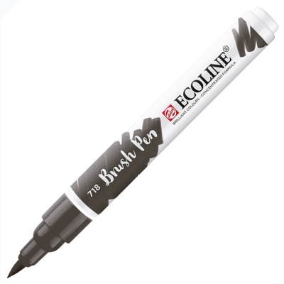 Talens Ecoline Brush Pen Warm Grey 718