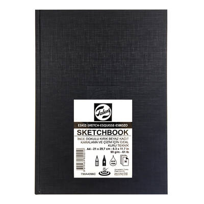 Talens Sketchbook İnce Dokulu Eskiz Defteri 90g 96 Yaprak 21x29.7cm