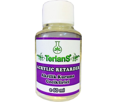 Terlans Acrylıc Retarder Akrilik Kuruma Geciktirici 60ml