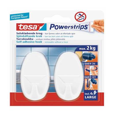 Tesa Powerstrips Kendinden Yapışkanlı Kanca 2li 58013-00054