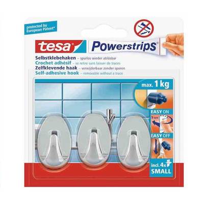 Tesa Powerstrips Kendinden Yapışkanlı Kanca 3lü 57543-00100