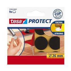 Tesa - Tesa Protect Çizilmeyi Önleyici Keçe Siyah 9lu 26mm 57894-00001