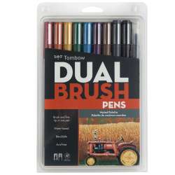 Tombow - Tombow Dual Brush Pen 10lu Muted Palette