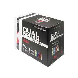 Tombow - Tombow Dual Brush Pen 96lı Set (1)