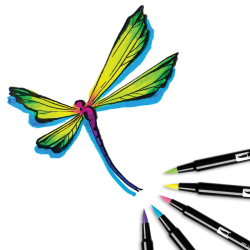 Tombow Dual Brush Pen 10lu Bright Palette - 7