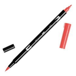 Tombow - Tombow Dual Brush Pen Carmine 845