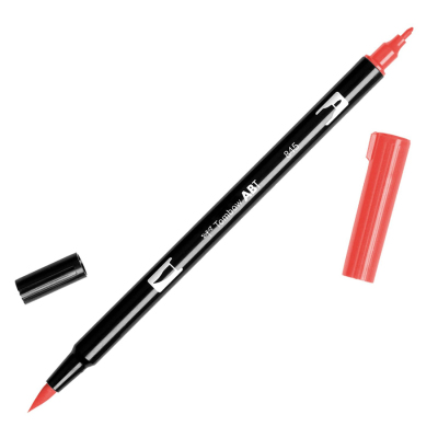 Tombow Dual Brush Pen Carmine 845