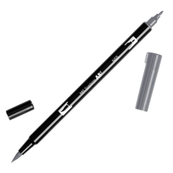 Tombow - Tombow Dual Brush Pen Cool Grey 7 N55