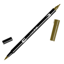 Tombow - Tombow Dual Brush Pen Dark Ochre 027