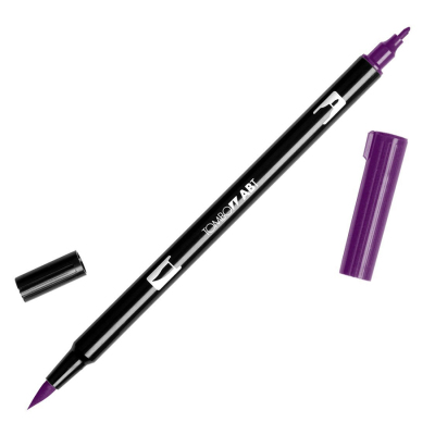 Tombow Dual Brush Pen Dark Plum 679