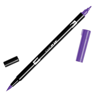 Tombow Dual Brush Pen İmperial Purple 636