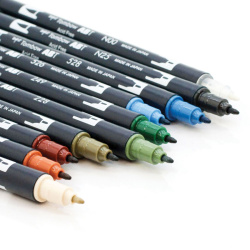 Tombow Dual Brush Pen Landscape Palette 10lu Set 56169 - 4