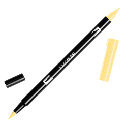 Tombow - Tombow Dual Brush Pen Light Ochre 991