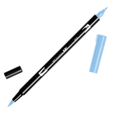Tombow Dual Brush Pen Mist Purple 553
