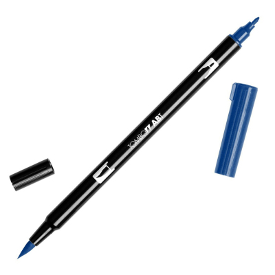 Tombow Dual Brush Pen Navy Blue 528