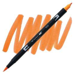 Tombow - Tombow Dual Brush Pen Orange 933