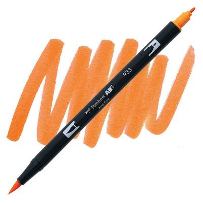 Tombow Dual Brush Pen Orange 933