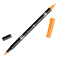 Tombow - Tombow Dual Brush Pen Orange 933