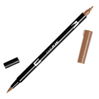 Tombow Dual Brush Pen Saddle Brown 977