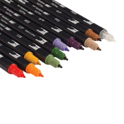 Tombow Dual Brush Pen Secondary Palette 10lu Set 56168 - 4