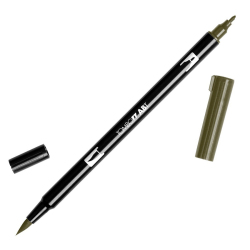 Tombow - Tombow Dual Brush Pen Warm Grey 5 N57