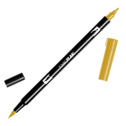 Tombow - Tombow Dual Brush Pen Yellow Gold 026