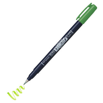 Tombow Fudenosuke Brush Pen Fırça Uçlu Kalem 07 Green