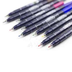 Tombow Fudenosuke Brush Pen Fırça Uçlu Kalem 10lu Set - 3