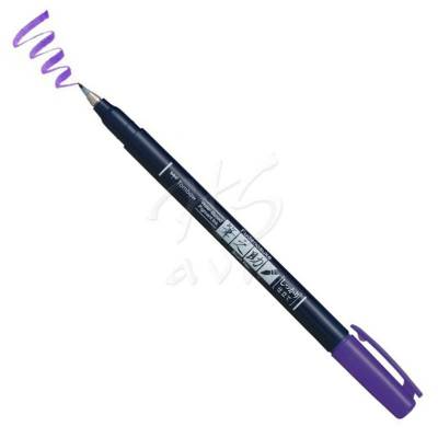 Tombow Fudenosuke Brush Pen Fırça Uçlu Kalem 18 Purple