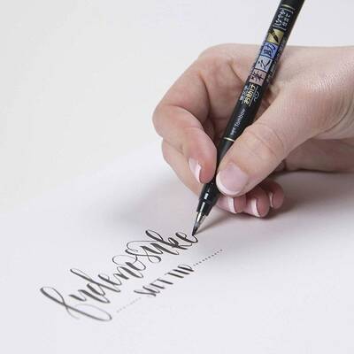 Tombow Fudenosuke Calligraphy Pen GCD-112 Siyah