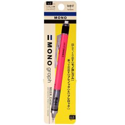 Tombow - Tombow Mono Graph Versatil Kalem 0.5mm Neon Pembe